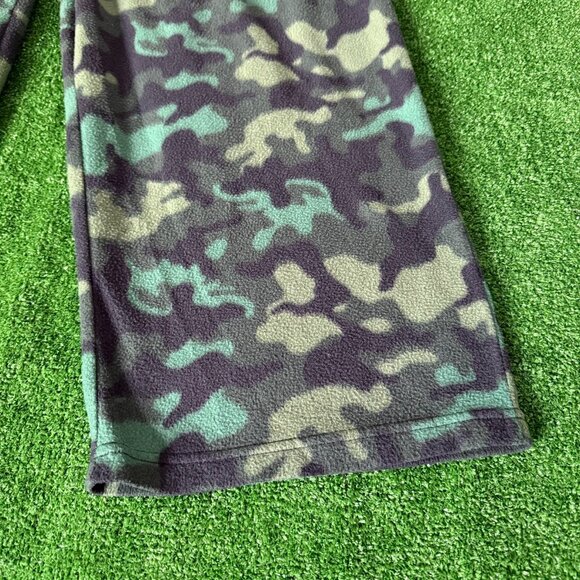 Fruit of the Loom Camo Green Fleece Pockets Loungewear Pajama Pants Big Size 2XL - Picture 4 of 12